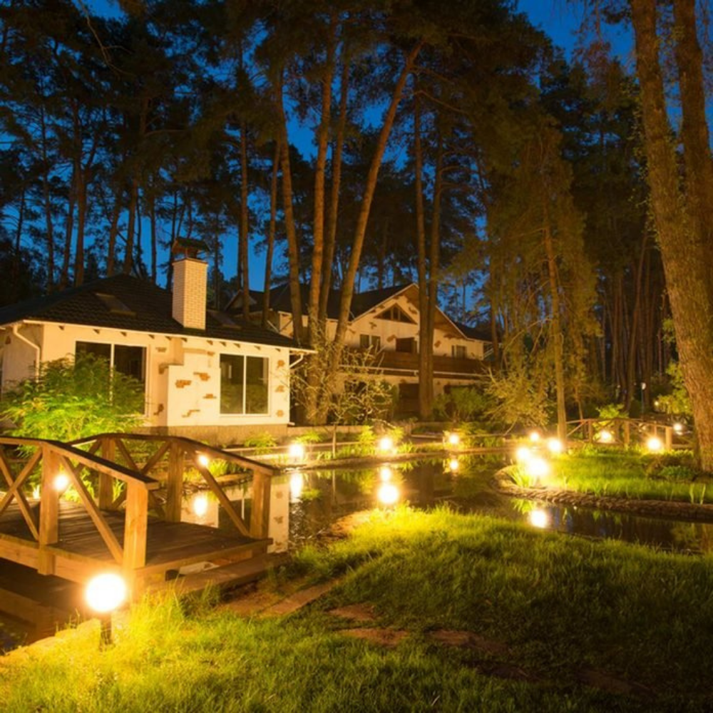 What is landscape lighting?